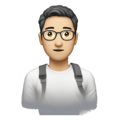 하녀복을 입은 큰 바나나 sticker