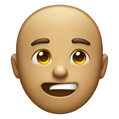 Smirk emoji combined with sad emoji sticker