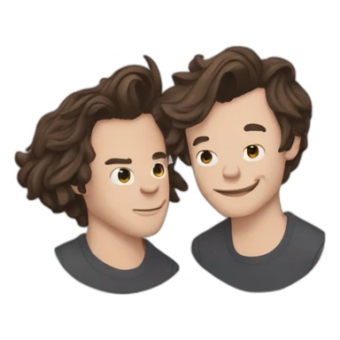 Harry styles and Louis Tomlinson  sticker