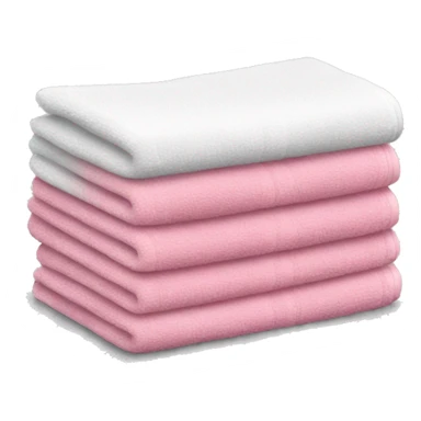 white pink towels  sticker