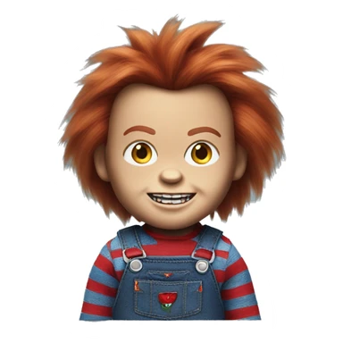 Chucky doll sticker