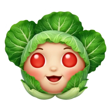 If a Cabbage and tomato had a baby sticker