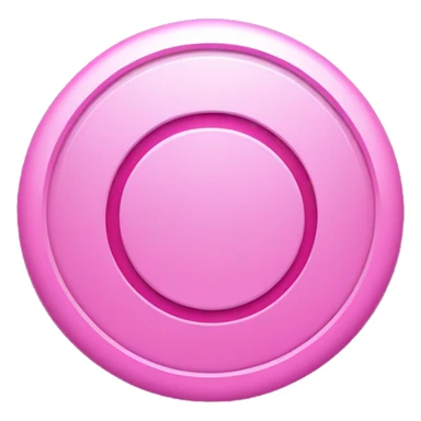 Pink round computer power button  sticker