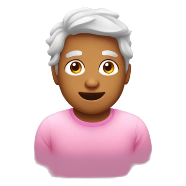 Pink duolingo sticker