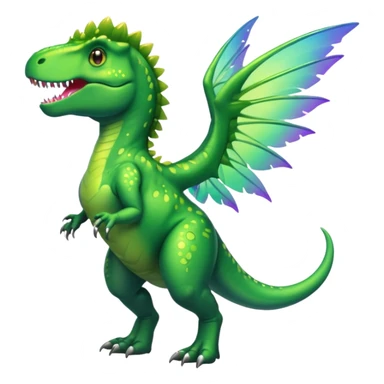 T-Rex fairy sticker