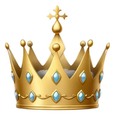 Put this 👑 on top  of 😶‍🌫️ sticker