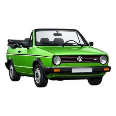 Vw golf 1 cabrio sticker