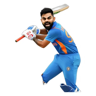 virat kohli in odi sticker