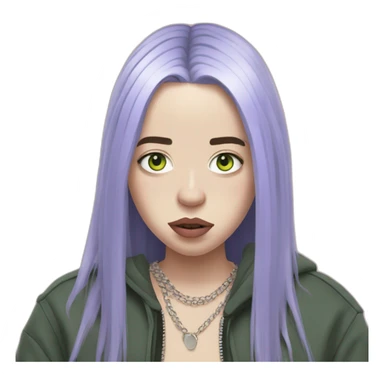 Billie eilish chanteuse sticker