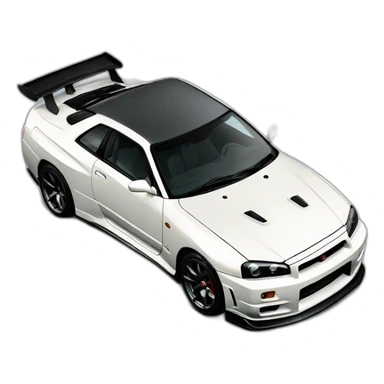 nissan gtr r34 skyline sticker