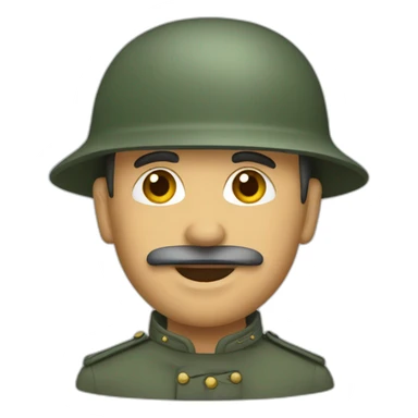 Garde à vous militaire sticker