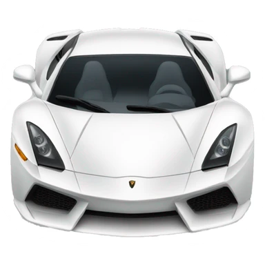 exotic car white sticker