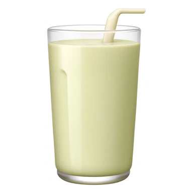 pastel olive milk sticker