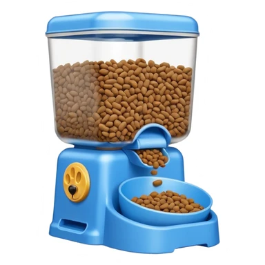 dog food dispenser sticker