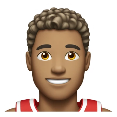 A light-skinned 21-year-old guy of athletic build with a hairstyle Crop sticker