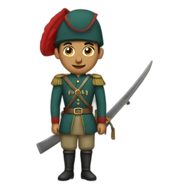 ottoman soldier sticker