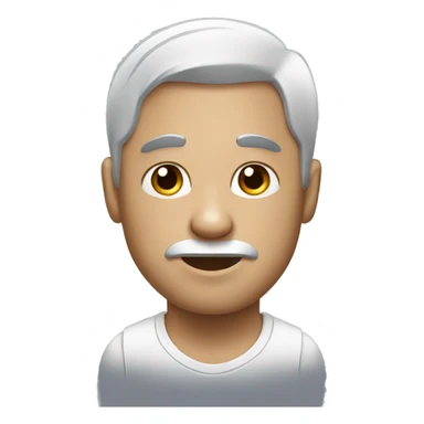 A man with a panda face wearing a shirt sticker