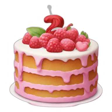 26 february cake sticker