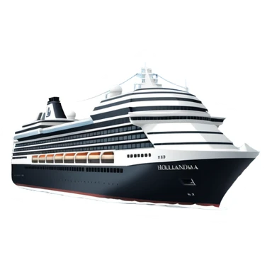 holland america cruise ship in rotterdam sticker