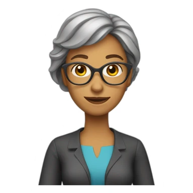 animatronic female teacher sticker