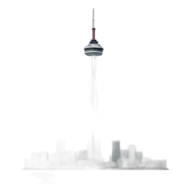 Cn tower toronto sticker