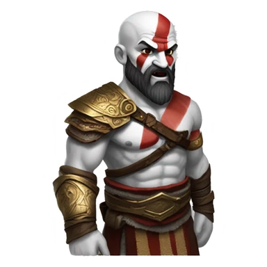 Kratos from God of war sticker