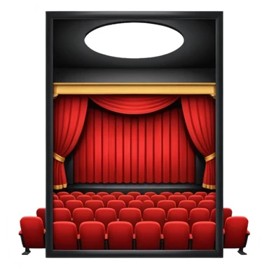 modern theater sticker