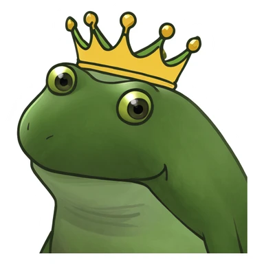 golden crown sticker