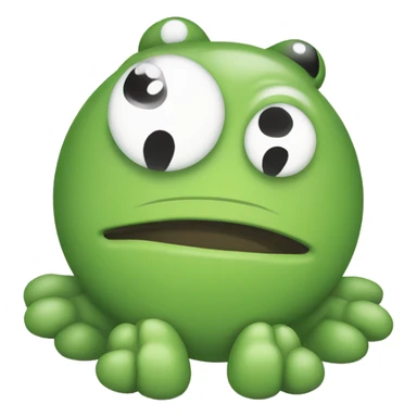 keroppi being sad, cute, and inlove sticker