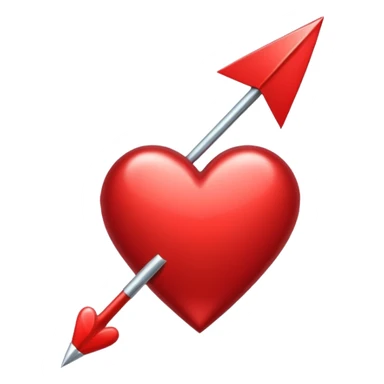red arrow with heart sticker