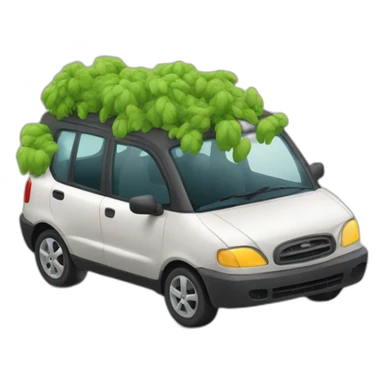 Chat voiture sticker