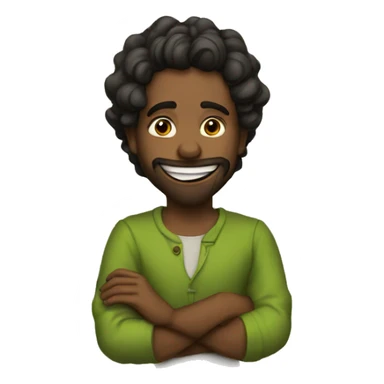 Duende firmando  sticker