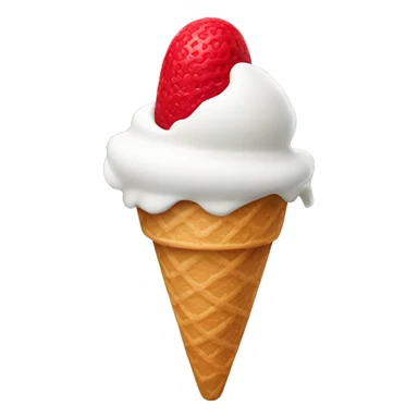ice cream with red coss out circle over it sticker