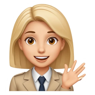 girl, it recruiter, very excited sticker