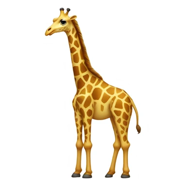 giraffe in chemis sticker