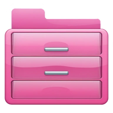 pink app drawer folder sticker