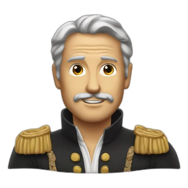 Homme qui se gratte le menton sticker