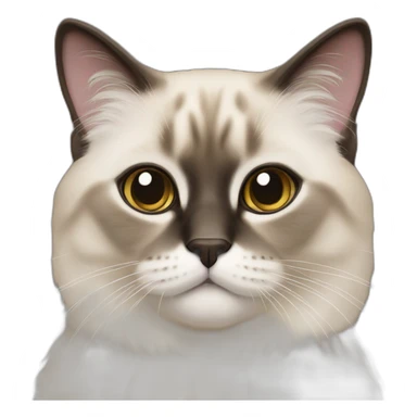birmans cat sticker