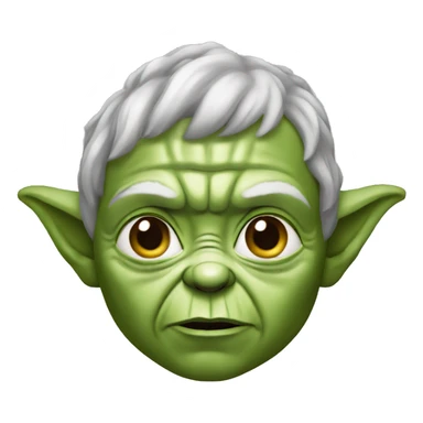 Yoda embêté  sticker