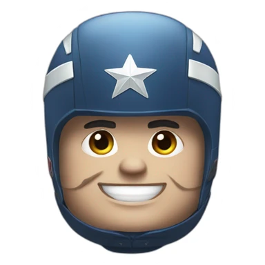 fat captain america sticker