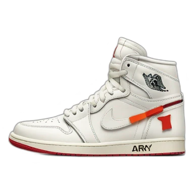 Jordan 1 off white sticker