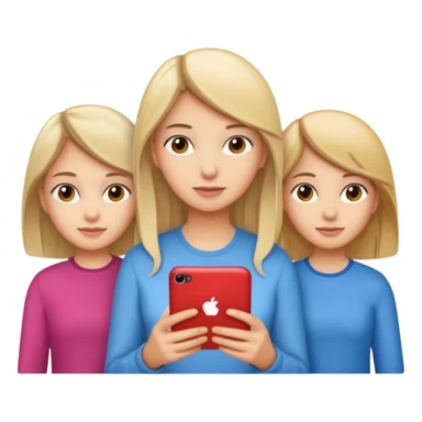 smart girl who is a coder and mother of three teenagers, a boy and two girls sticker