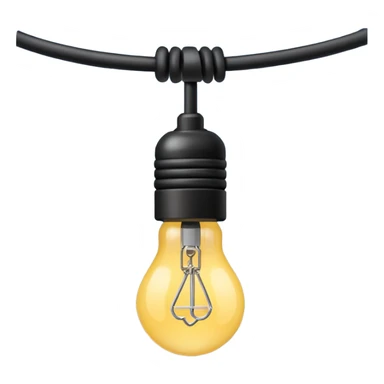 Hanging Light Cable sticker