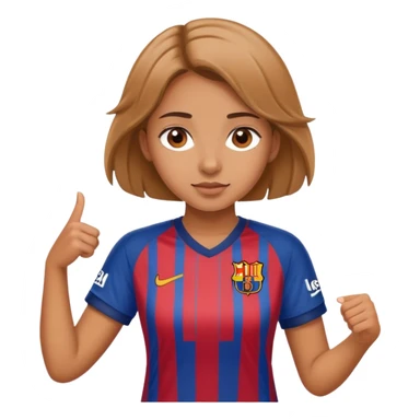 Barca girl sticker