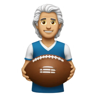 Daniel Boone with a football  sticker