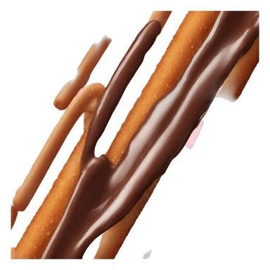 Chocolate dipped churro sticker