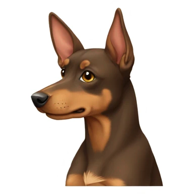 light brown australian kelpie wearing a bow  sticker