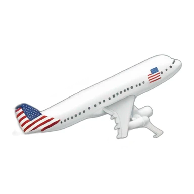 a plane flying in between the world trade center sticker