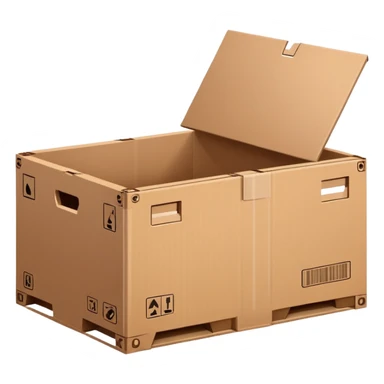 shipping cargo box sticker