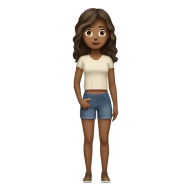 beige macbook with brunette girl sticker